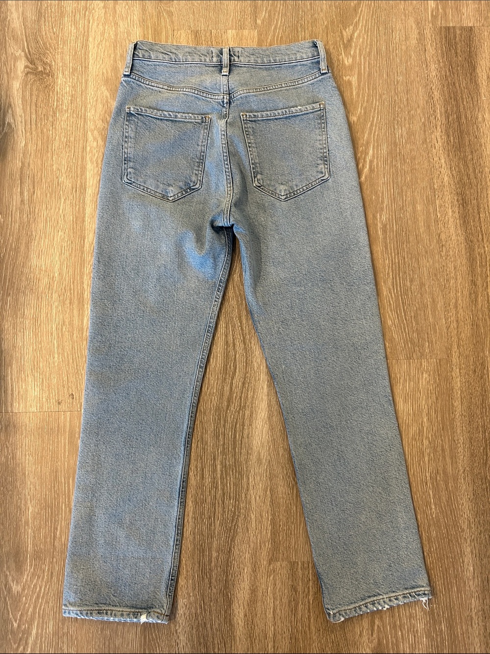 Agolde - Riley High Rise Straight Jeans - Picture 4 of 7